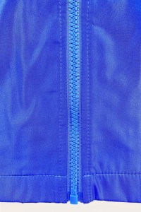 訂製熒光帶背心外套   設計兩側網眼布   企領設計   寶藍色背心外套設計   背心外套工廠  V213 細節-2